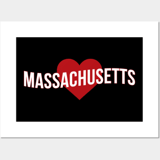 Massachusetts Love Posters and Art